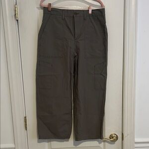 Agolde Women’s olive green cropped Cargo Pants